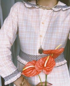 Vestido xadrez Gambi - loja online