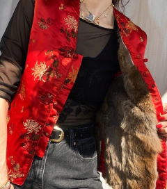 Colete oriental forrado. Luxo <3 en internet