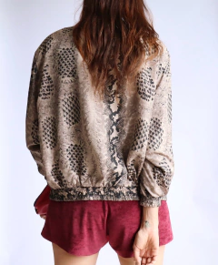 Jaqueta bomber em seda Coaco - Frou Frou Vintage – Vintage Store