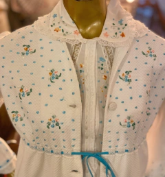Robe de piquê bordado Chez Max