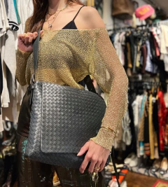 Bottega Veneta Max Cobble Messenger - Frou Frou Vintage – Vintage Store