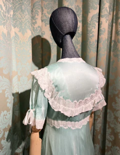 Set Vintage de Robe e Camisola em seda