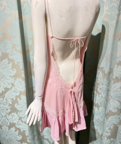 Victoria's Secret Angel pink silk slip dress - buy online