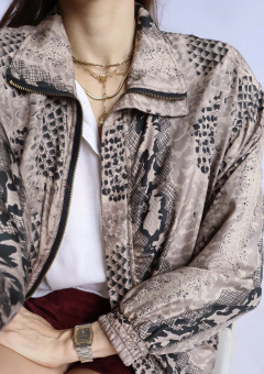 Jaqueta bomber em seda Coaco - comprar online