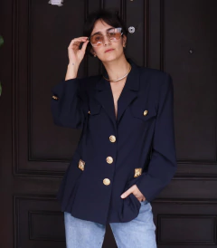 Blazer Navy Carell Paris - comprar online