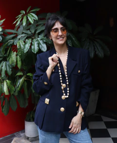 Blazer Navy Carell Paris na internet