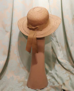 Chapéu de palha com fita Eloise