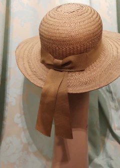 Chapéu de palha com fita Eloise - comprar online