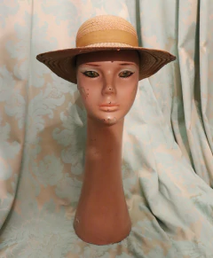 Chapéu de palha com fita Eloise - comprar online