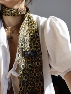 Gravata Versace Vintage - Frou Frou Vintage – Vintage Store