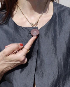 Casaqueto de tafetá Clo Orozco - Frou Frou Vintage – Vintage Store