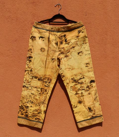 Calça Vintage Mapa Náutico - loja online