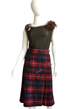 Free Girl Plaid Kilt