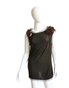 Valentino T-shirt Couture green Tee - Frou Frou Vintage – Vintage Store