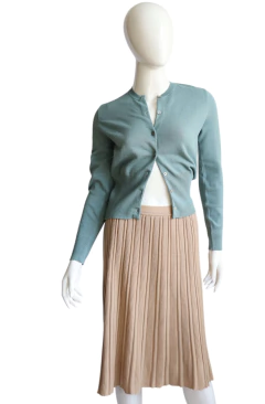 Vintage beige Knit Skirt on internet