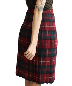 Free Girl Plaid Kilt - online store