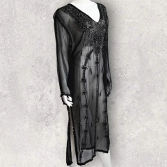 Túnica de Playa Qamar - Frou Frou Vintage – Vintage Store