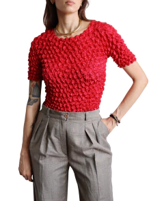Red satin Blouse London - buy online