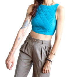 Blusa cropped Iorane - Frou Frou Vintage – Vintage Store