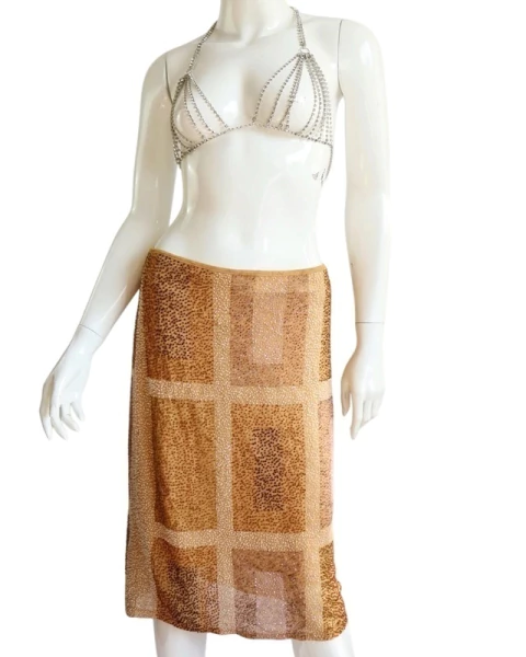 Saia Sequin bordada - comprar online