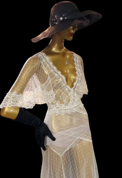 Vestido de Noiva francês Anos 70