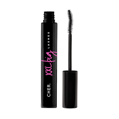 CHER THE Mascara XXL Big Lashes II Black - Fluido