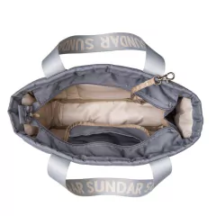 BOLSA BÁSICA GRIS C/CIERRE 2020 - SUNDAR STORE