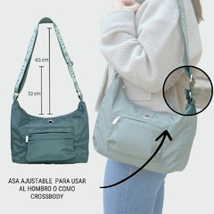 OUTLET - BOLSA SUNDAR MARTINA VERDE OLIVO