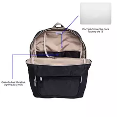 BACKPACK SUNDAR NEGRA - SUNDAR STORE