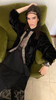 Chaqueta Velvet Negro Talle L en internet