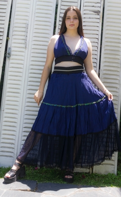 Falda Azul - comprar online