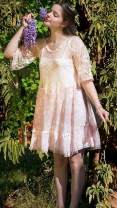 Hortensia Rosa Corto - CAROLA CORNEJO BOUTIQUE SUSTENTABLE