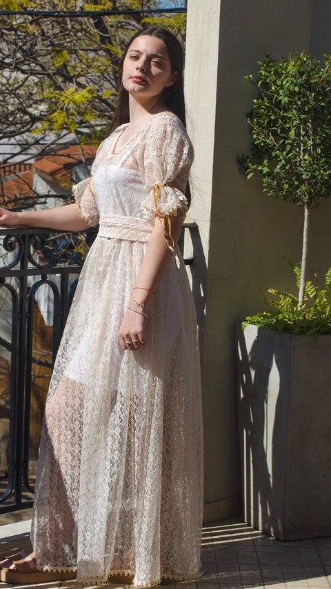 Vestido Canela Natural