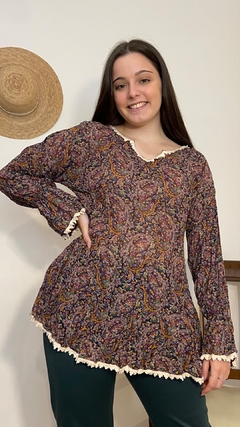 Blusa Salvadora Colores - CAROLA CORNEJO BOUTIQUE SUSTENTABLE