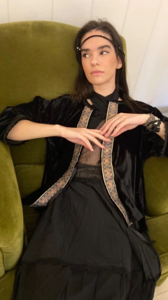 Chaqueta Velvet Negro Talle L - comprar online