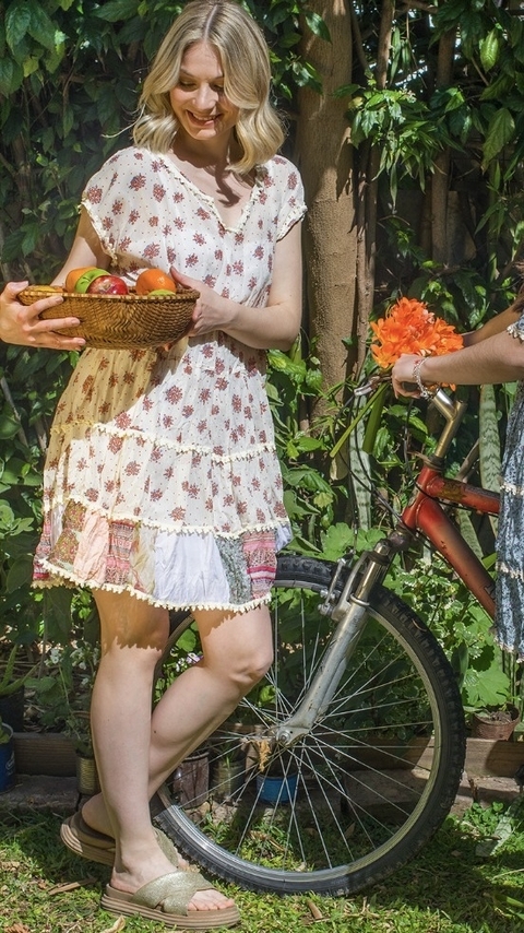 VESTIDO VAINILLA PATCHWORK
