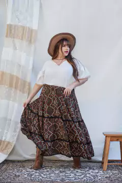 BLUSA NEW SEMILLA PATCHWORK NATURAL - CAROLA CORNEJO BOUTIQUE SUSTENTABLE