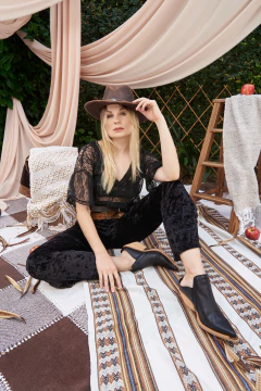 PANTALON MORA CHIFFON