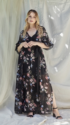 VESTIDO OMBU NEW FLORAL - CAROLA CORNEJO BOUTIQUE SUSTENTABLE