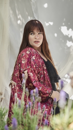 KIMONO BORDO CHIFFON - comprar online