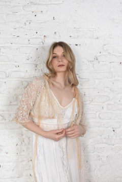 VESTIDO ORQUIDEA BLANCA PATCHWORK en internet