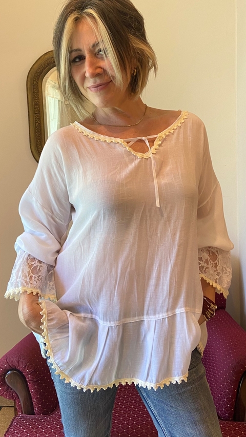 Blusa Salvadora Encaje