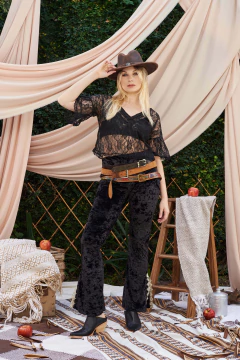 PANTALON MORA CHIFFON - tienda online