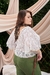 BLUSA HIERBAS ENCAJE TEÑIDO - CAROLA CORNEJO BOUTIQUE SUSTENTABLE