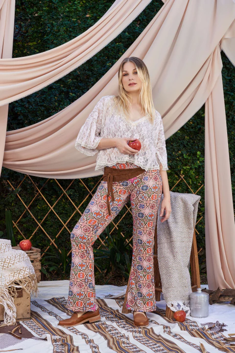 CALZA MOSAICO LYCRA - comprar online