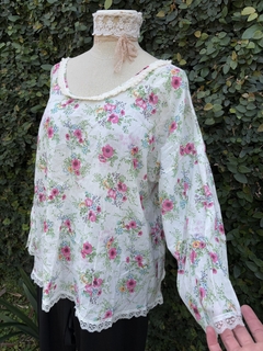 BLUSA ALGODON PEONIA XL Y M - tienda online