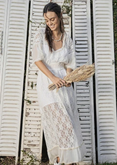 VESTIDO ROCOCO NATURAL CLARO en internet