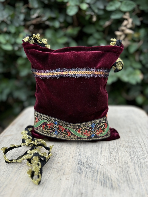 MINI BAG BOHO DE TERCIOPELO