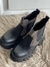 Botas LARA Croco Negro Tachas - comprar online