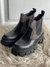 Botas LARA Croco Negro Tachas